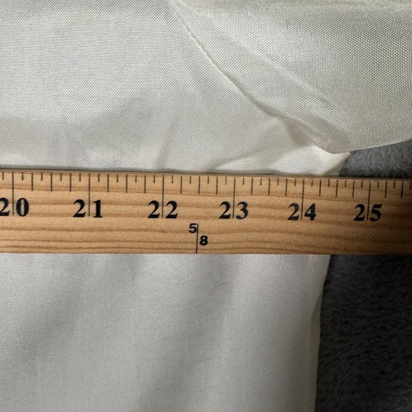 Vintage Atlas Textiles Jacket Mens L White Ford Mustang Mach 1 Racing *FLAWS - Picture 9 of 13